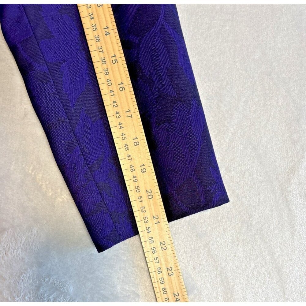 Pendleton Wool Jacket Blazer Purple Flora Black V… - image 6